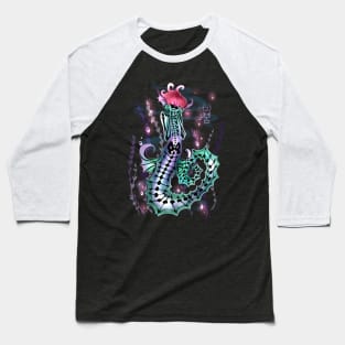 Shy seahorse Baseball T-Shirt